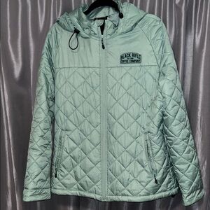 Black Rifle Coffee Company Women's Puffer Jacket - Light Green